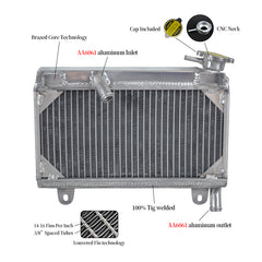 2Worley Aluminum Radiator For Suzuki GAMMA RG250 RG 250 GJ21A RG-250 1983-1988 1984 1985