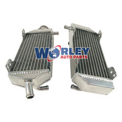 2Worley Aluminum Radiator For Suzuki RM125 01 02 03 04 05 06 07 08 2001-2008 2002 2003 2004 2005 2006 2007