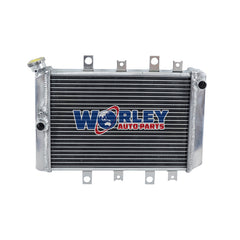 2Worley Aluminum Radiator For YAMAHA 4WD/EPS GRIZZLY 700/550/500 2007-2011 2008 2009 2010