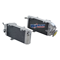2Worley Aluminum Radiator For Yamaha YZ250 YZ 250 YZ250K 84 85 1984 1985 2-stroke