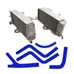 2Worley Aluminum Radiator & Hose FOR Honda CR250R CR250 1985 1986 1987