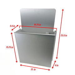 Worley Aluminum Wall-Mount Floor Jack Holder Pouch Stabilizer For Trailer Truck Pickup