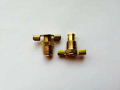 2x Universal Radiator Style Thread NPT 1/4" Brass petcock Drain Plug 1/4-18 NPT Male Pipe