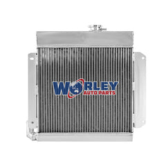 3Wolrey Aluminum Radiator FOR BMW E10 2002/1802/1602/1600/1502 TII/TURBO 1966-1977 AT 1967 1968 1969 1970 1971 1972 1973 1974 1975 1976