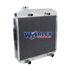 3Wolrey Aluminum Radiator Fits 1953 1954 1955 1956 FORD TRUCK PICKUP F-100 FLATHEAD V8