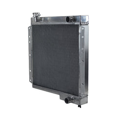 3Wolrey Aluminum Radiator Fits 1977-1984 Toyota Landcruiser 40 Series HJ47 HJ45 2H Diesel MT 1978 1979 1980 1981 1982 1983