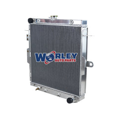 3Wolrey Aluminum Radiator Fits 1990-2001 Toyota Land Cruiser 75Series HZJ79 AT 1991 1992 1993 1994 1995 1996 1997 1998 1999
