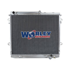 3Wolrey Aluminum Radiator Fits 2007-2015 Toyota LandCruiser VDJ200 200 Series 4.5TD 2008 2009 2010 2011