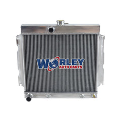3Wolrey Aluminum Radiator Fits Dodge Mopar 1963-1969 Plymouth Valient V8 AT 1964 1965 1966 1967 1968
