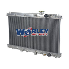 3Wolrey Aluminum Radiator Fits Honda Integra Acura DC2 B18 GSR RS LS 1994-2001 1995 1996 1997 1998 1999 2000