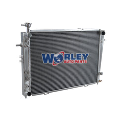3Wolrey Aluminum Radiator Fits Hyundai Tucson JM Kia Sportage KM 2.0L 4Cyl 2.7 V6 Petrol 2004-2010 2005 2006 2007 2008 2009