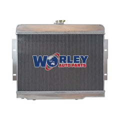 3Wolrey Aluminum Radiator Fits Jeep CJ Series CJ5 CJ7 w/ Chevy V8 1972-1986 1973 1974 1975 1976 1977