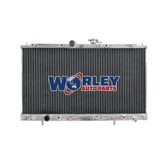 3Wolrey Aluminum Radiator Fits Mitsubishi Galant VR-4/VR4 EC5A/EC5W 6A13TT AT 1996-2003 1997 1998 1999 2000 2001 2002