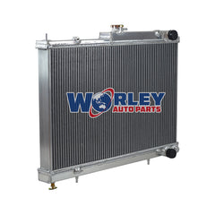 3Wolrey Aluminum Radiator Fits NISSAN SKYLINE R33 R34 GTR GTS-T GTST RB25DET Manual MT
