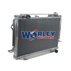 3Wolrey Aluminum Radiator Fits TOYOTA Landcruiser FZJ80 4.5L 1FZ-FE 1990-1998 Manual