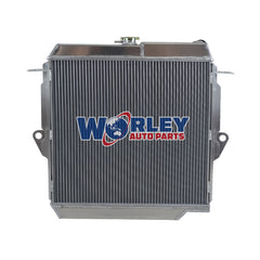 3Wolrey Aluminum Radiator Fits Toyota Landcruiser 70 Series FJ73/FJ75 Petrol 1985-1993 Manual