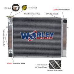 3Wolrey Aluminum Radiator For Holden V8 Commodr VG VL VN VP VR VS