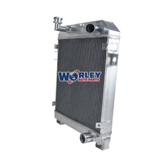 3Wolrey Aluminum Radiator for JAGUAR MK2 2.4 3.4 3.8 manual 1955-1970 1956 1957 1958 1959 1960