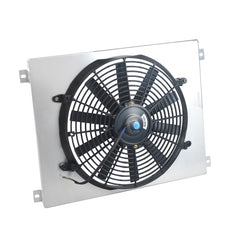 3Worley Aluminum Radiator Fan Shroud Kit Fits Aluminum Shroud + Fan for Ford Fairlane 1963-1969 / Ford Mustang 1967-1969