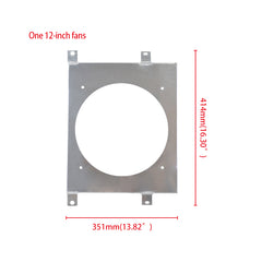 3Worley Aluminum Radiator Fan Shroud Kit Fits Ford Capri MK1 MK2 MK3 Kent 1.3L 1.6L/2.0 Essex/ Escort 1.6