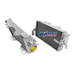 3Worley Aluminum Radiator For Honda CR125 CR125R 2 STROKE 00 01 2000 2001