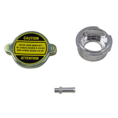Worley High-Pressure Bar Radiator Cap & Aluminium Radiator Filler Neck 42mm 1-5/8" & Overflow Pipe