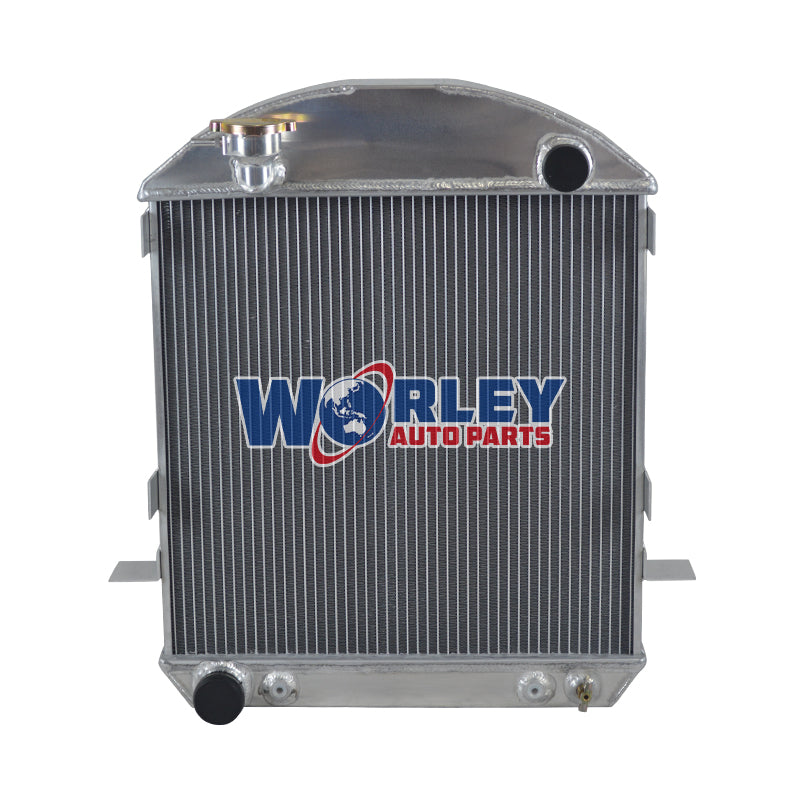 4Wolrey Aluminum Radiator Fits 1924-1927 Ford Model T-Bucket Grill Shells 1925 1926
