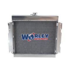 4Wolrey Aluminum Radiator Fits Dodge Mopar 1963-1969 Plymouth Valient V8 AT 1964 1965 1966 1967 1968