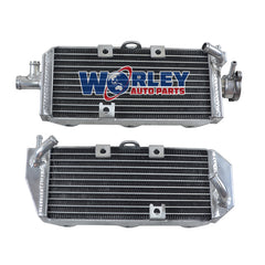 44Worley Aluminum Radiator FOR Suzuki RM125 RM 125 2-stroke 1992-1995 1993 1994 95 94