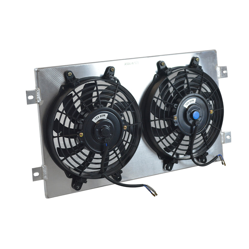 4Worley Aluminum Radiator With Fan Shroud Kit Fits NISSAN Patrol GQ 2.8 4.2 DIESEL TD42 3.0 PETROL Y60