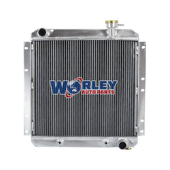 5Wolrey Aluminum Radiator FOR Toyota FJ40 / FJ45 PETROL LandCruiser 1958-1984 AT 1959 1960 1961 1962 1932
