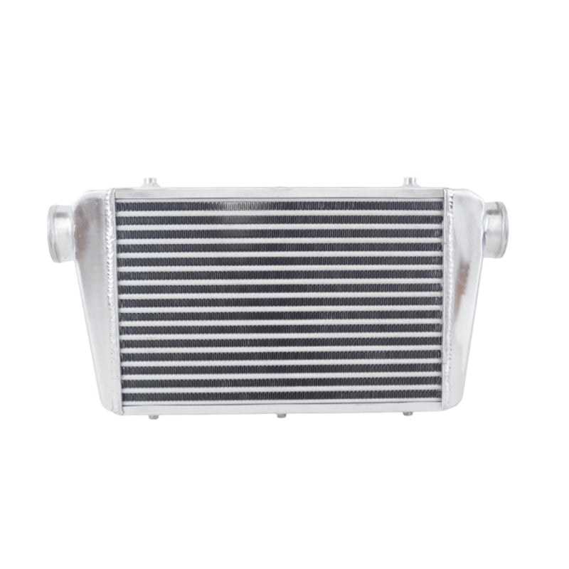 6Wolrey 430x290x70mm Universal Aluminum Turbo Intercooler 76mm Inlet/Outlet Delta Fin