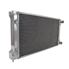 6Worley Aluminum Radiator With Fan Shroud Kit Fits VW Golf MK1 MK2 GTI/Scirocco 1.6 1.8 8V MT