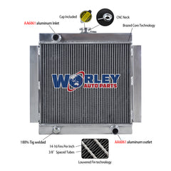 7Wolrey Aluminum Radiator Fits Ford Escort Mk1 Mk2 RS2000 Manual MT 1968-1980 1979
