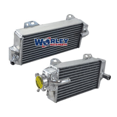 8Worley Aluminum Radiator For Suzuki RMZ250 RMZ 250 2013-2017 2014 2015 2016