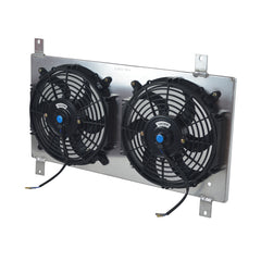 9Worley Aluminum Radiator Fan Shroud Kit Fits MAZDA MIATA MX5 MX-5 1990-1997 1991 1992 1993 1994 1995 1996