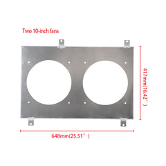 Worley Aluminum Radiator Fan Shroud Kit Fits 1999-2007 Mitsubishi Pajero Pinin 4G93 1.8/2.0GDI 2000 2001 2002 2003 2004 2005 2006