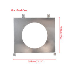 Worley Aluminum Radiator Fan Shroud Kit Fits Mitsubishi Delica L300 GEN II V6 4WD