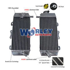 Worley Aluminum Radiator For YAMAHA YZF250 YZ250F 2006 06/ WR250F 2007-2013 2008 2009