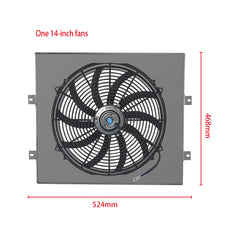 Worley Aluminum Radiator Fan Shroud Kit Fits TOYOTA HILUX LN106 LN111 diesel 1988-1997 92 93 AT/MT