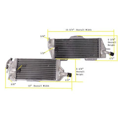 Worley Aluminum Radiator for Kawasaki KX250 1990 1991 1992 1993