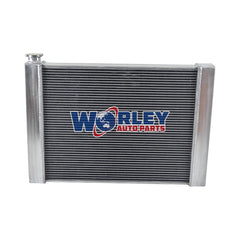 2Wolrey Aluminum Radiator Fits Chevy GM SBC BBC Universal 23"x19"