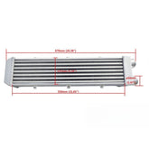 Wolrey Core 550x140x70mm Universal Turbo Front Mount Aluminum Intercooler In/Outlet 2"