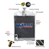 Wolrey Aluminum Radiator Fit Massey Ferguson TE20 TEA20 TO20 TO30 TO35 135 35 B180291M1