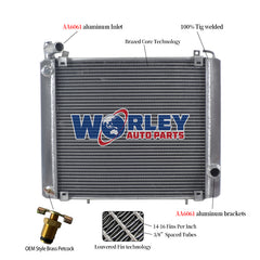 Wolrey Aluminum Radiator Fits Triumph Stag 3.0 V8 MK2 1972-1977 Petrol Convertible M/T