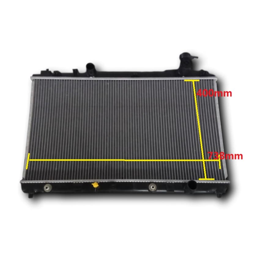 Wolrey Aluminum Radiator Fits Toyota Camry ACV40 ACV40R/AHV40R 2.4L 2006-2012 Auto Manual