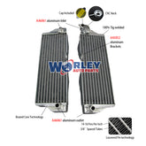 Worley Aluminum Radiator For HUSQVARNA WR/CR 125/250/300/360 2000-2010 2001 2002 2003 2004 2005 2006 2007 2008 2009
