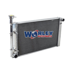 2Wolrey Aluminum Radiator Fit 1994-1996 Ford Mustang Base GT GTS SVT 3.8/5.0L AT 1995