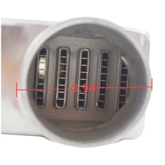 Worley 24" X 12" X 2" Universal FMIC Aluminum Turbo Intercooler 3" Inlet / Outlet