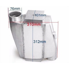 Wolrey Universal Aluminium Intercooler Water To Air 12"x12"X4.5"